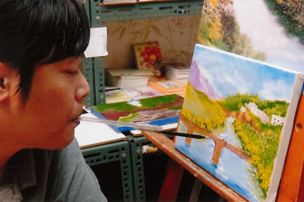Chi-Shiung TZENG, Mundmaler aus Taiwan